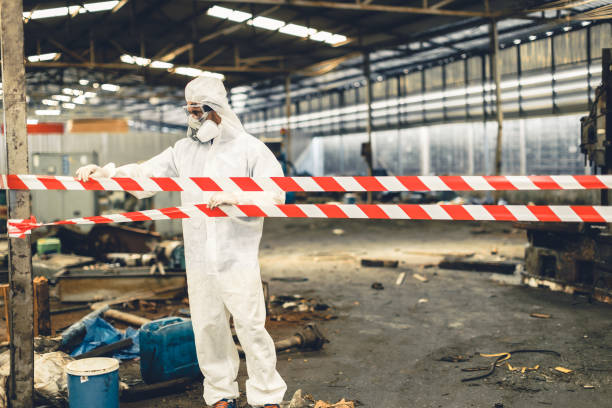 Professional Odor Removal technician working in Marlborough, MA
